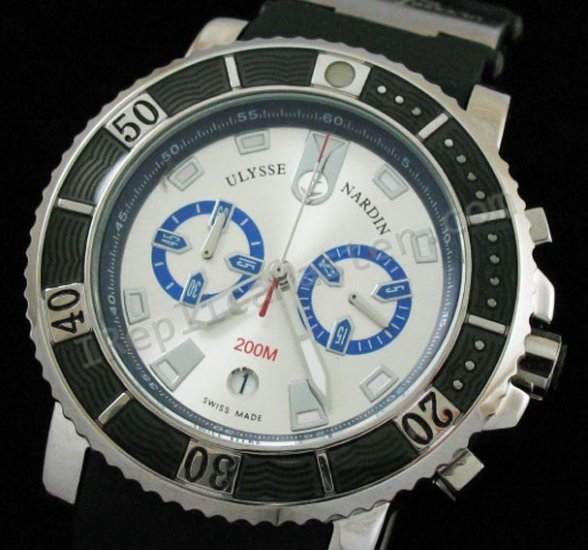 Ulysse Nardin Maxi Marine Chronograph Replica Watch - Click Image to Close