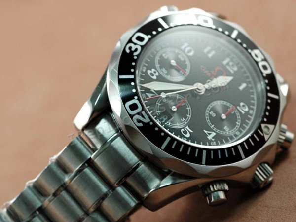 Omega Speedmaster Chronograph Date Schweizer Replik Uhr - zum Schließen ins Bild klicken