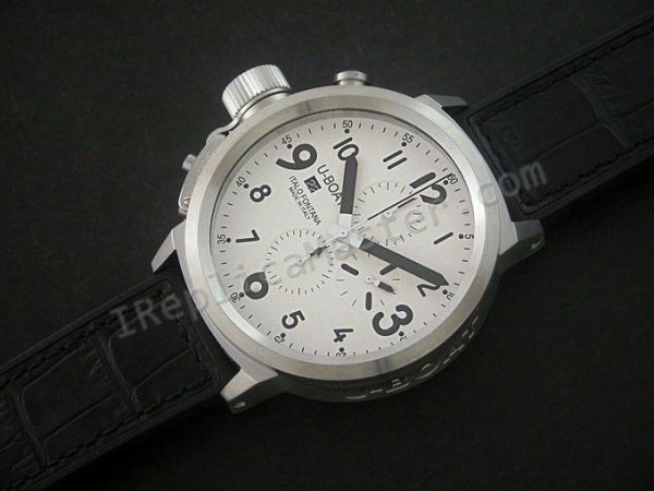 U-Boat Flightdeck Chronograph 50 mm Schweizer Replik Uhr - zum Schließen ins Bild klicken