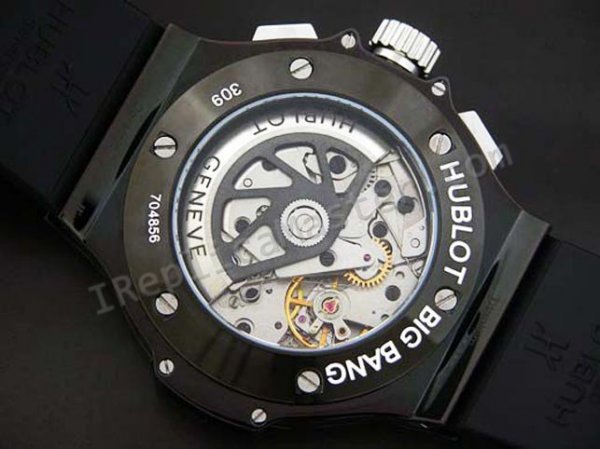 Cronografo Hublot Big Bang Movement PVD nero svizzero Replica Orologio svizzeri