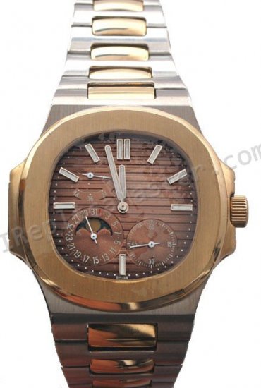 Patek Philippe Nautilus Power Reserve Replica Orologio carica manua