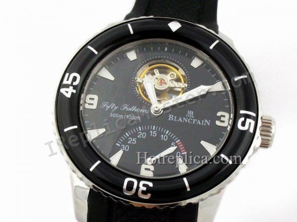 Blancpain Sport Fifty Fathoms Tourbillon Men Replica Watch - Click Image to Close