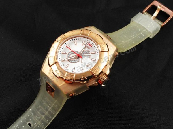 Gianfranco Ferre gelb Small Size Replik Uhr - zum Schließen ins Bild klicken