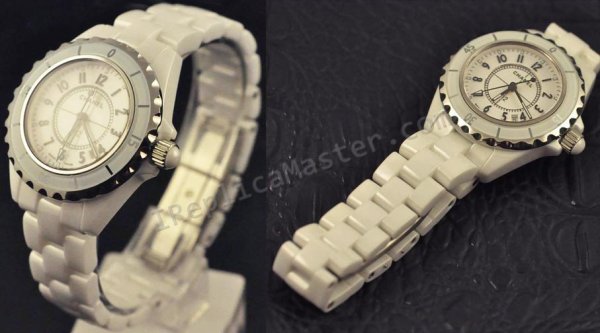 Chanel J12, geringe Größe Real Ceramic Case Und Armband Replik Uhr - zum Schließen ins Bild klicken