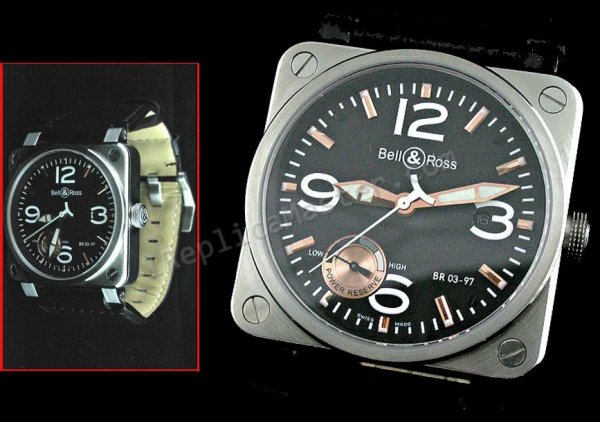 Bell et Ross Instrument BR03-97 Réserve de marche, horlogère Suisse Réplique - Cliquez sur l'image pour la fermer