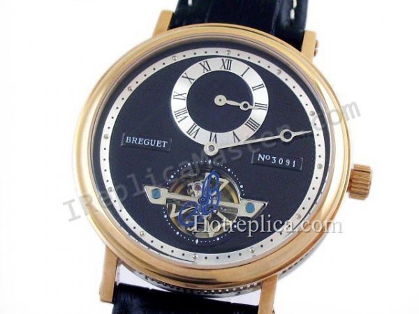 Breguet Jubilee Regulatuer Salmon Tourbillon Swiss Replica Watch - Click Image to Close