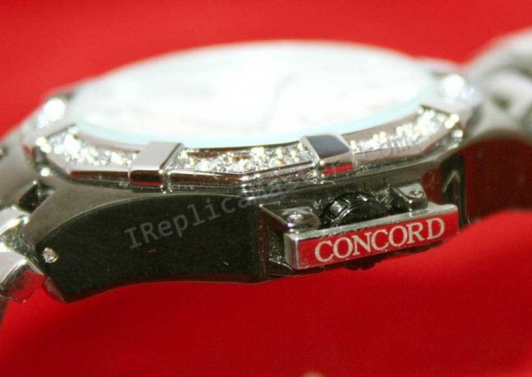 Concord Saratoga SS And PG Diamonds Replica Watch