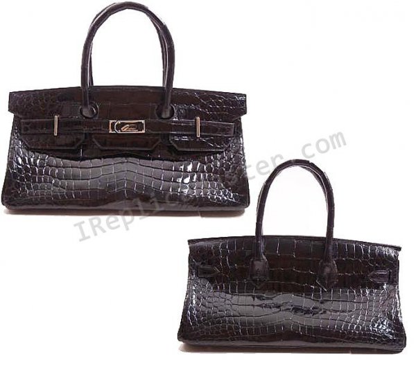 Hermes Shoulder Birkin Crocodile Replica Handbag Replica