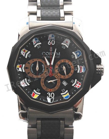 Corum Copa Almirante Cronógrafo Marina Réplica Reloj - Haga click en la imagen para cerrar