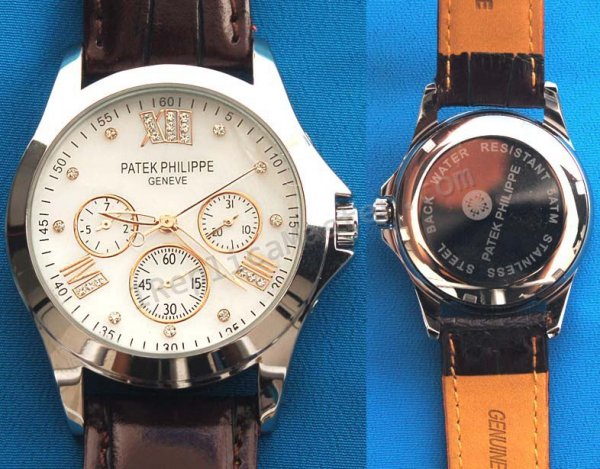 Patek Philippe Calatrava Datograph, Mère de Montre à cadran Repl Réplique Montre