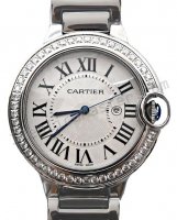 Bleu de Cartier Cartier Ballon diamants, de grande taille, Repli Réplique Montre