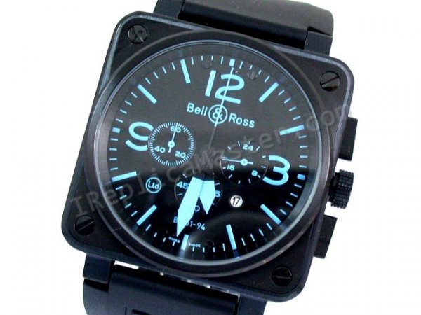 Bell et Ross Instrument BR01-94 chronographe, horlogère Suisse Réplique