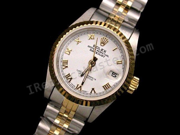 Rolex Oyster Perpetual Datejust Damenuhr Schweizer Replik Uhr - zum Schließen ins Bild klicken