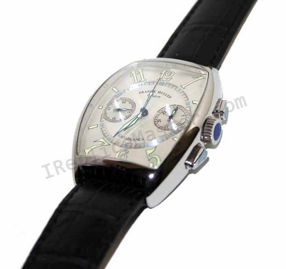 Franck Muller Casablanca Cintree Curvex Cronograph Reloj Suizo Réplica