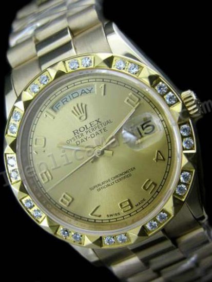 Rolex Oyster Día Perpetuo-Date Reloj Suizo Réplica