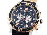 Ulysse Nardin Maxi морской Реплика Часы Хронограф