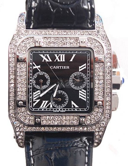 Cartier Santos Datograph Diamonds  Clique na imagem para fechar