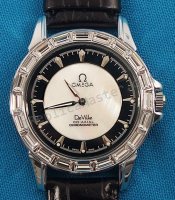 Omega De Ville Co-Axial Diamonds Replik Uhr