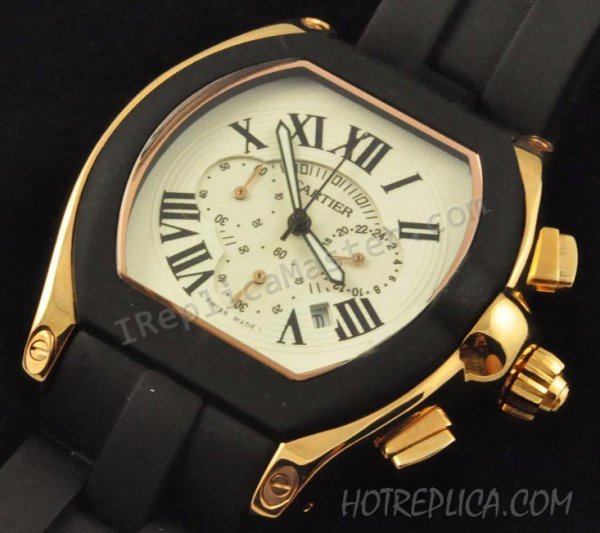 Cartier Roadster Calendario Réplica Reloj