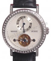 Breguet Tourbillon ore piccole a mano Diamanti Replica Orologio