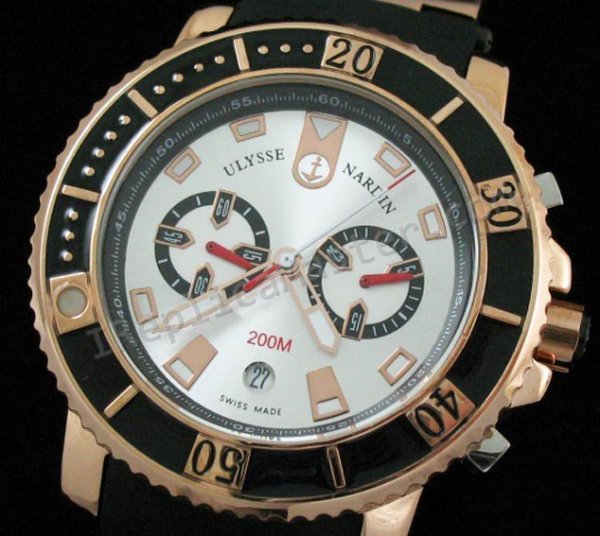 Ulysse Nardin Maxi Marine Chronograph Replica Watch - Click Image to Close