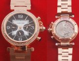 Cartier Pasha Datograph Diamonds Replica Watch