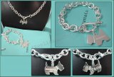 Tiffany Set di collana e bracciale in argento