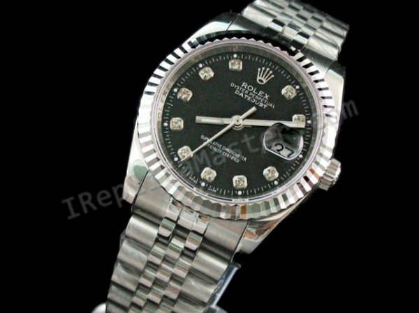 Rolex Oyster Perpetual Datejust Ladies Schweizer Replik Uhr - zum Schließen ins Bild klicken