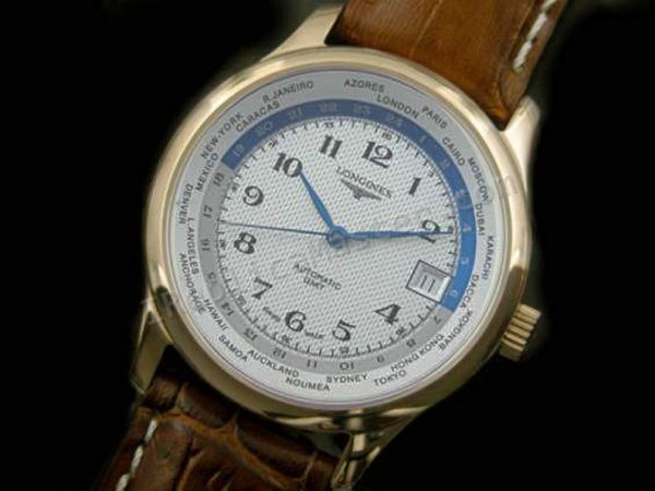 Longines Master GMT Swiss Replica Watch - Click Image to Close