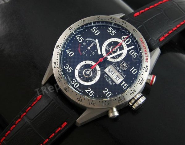 TAG Carrera Calibre 16 Chronograph Suíço Réplica Relógio  Clique na imagem para fechar