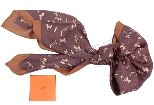 Hermes Carré 70 En Foulard en soie Vintage Réplique - Cliquez sur l'image pour la fermer