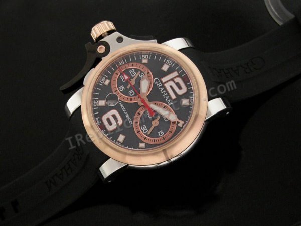 Graham Chronofighter RAC Trigger Chronograph Schweizer Replik Uhr - zum Schließen ins Bild klicken