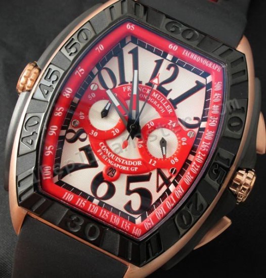 Franck Muller Conquistador Grand Prix de Singapour 2009 Réplique Montre