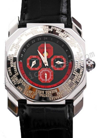 Gerald Genta Octo Bi World Time Orologio Replica