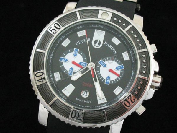 Ulysse Nardin Maxi морской Реплика Часы Хронограф - закрыть