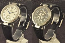 Omega Double Side kleine Sekunde Replik Uhr