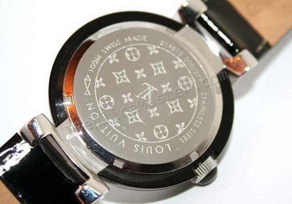 Louis Vuitton Tambour Quartz Diamonds Replica Watch