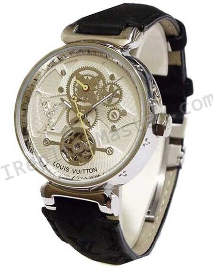 Louis Vuitton Style Perpetuel Tourbillon Replica Watch - Click Image to Close