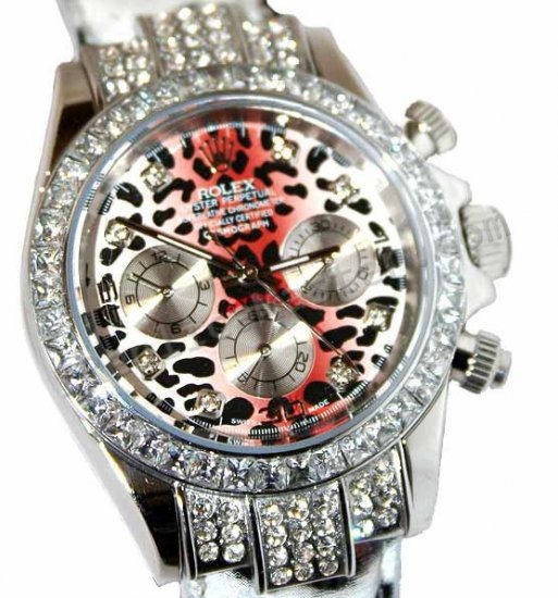 Rolex Daytona Cosmograph Leopard Replik Uhr