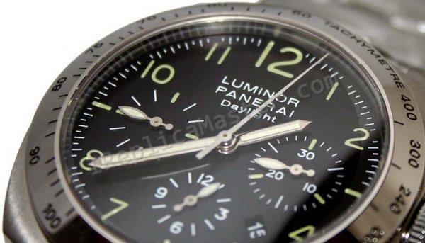 Officine Panerai Luminor Chronograph Daylight Schweizer Replik Uhr