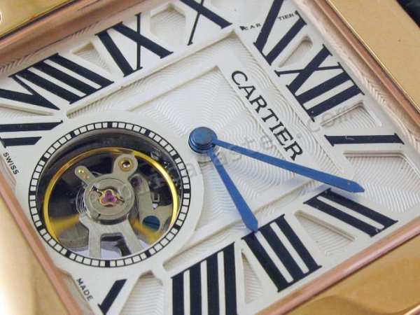 Cartier Santos 100 Tourbillon Replik Uhr