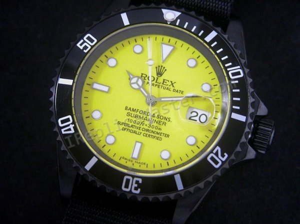 Rolex Submariner Gelb Schweizer Replik Uhr