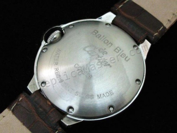 Cartier globo Bleu de Cartier Datograph Watch, de tamaño Réplica Reloj