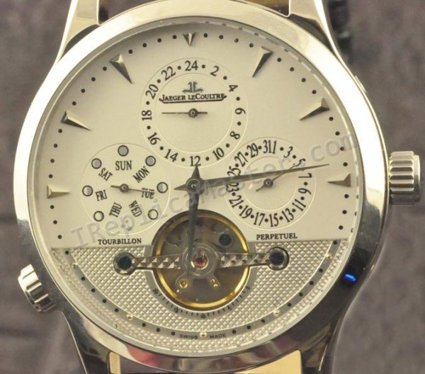 Jaeger Le Coultre Master Grande Tradition Tourbillon Calendario Réplica Reloj