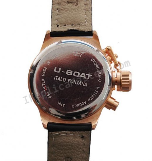 U-Boat Cronógrafo cabina de 52 mm Reloj Réplica Reloj