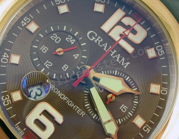 Graham Oversize Chronofighter reloj cronógrafo clásico Réplica Reloj