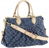 Louis Vuitton Monograma Denim Neo taxista Mm bolso azul Réplica Louis Vuitton Monograma Denim Neo taxista Mm bolso azul Réplica