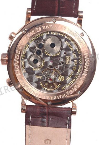 Breguet Datograph Rattrapante cuerda manual Réplica Reloj