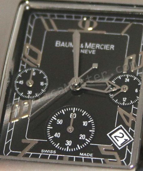 Baume & Mercier Hampton reloj cronógrafo Miles Réplica Reloj