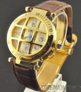 Cartier Pasha oro Grid Réplica Reloj